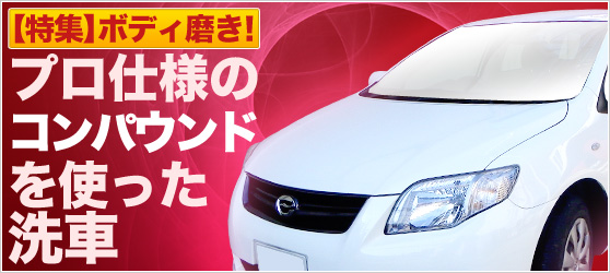 【特集】ボディ磨き!プロ仕様のコンパウンドを使った洗車 輝く車のボディ